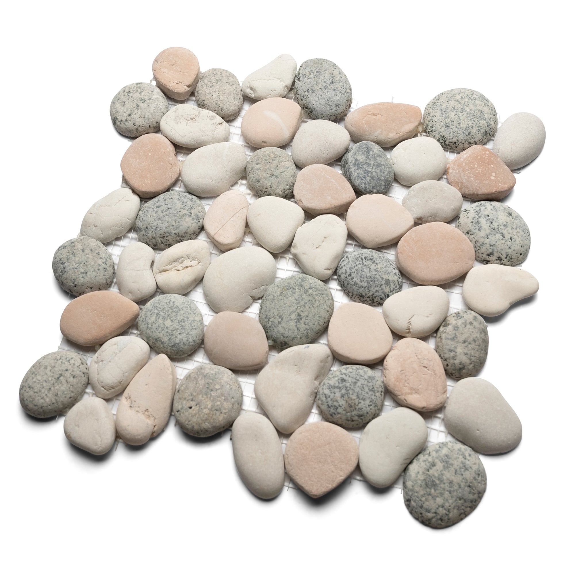 Mixed Island Pebble Mosaic: Nature’s Elegance for Your Home