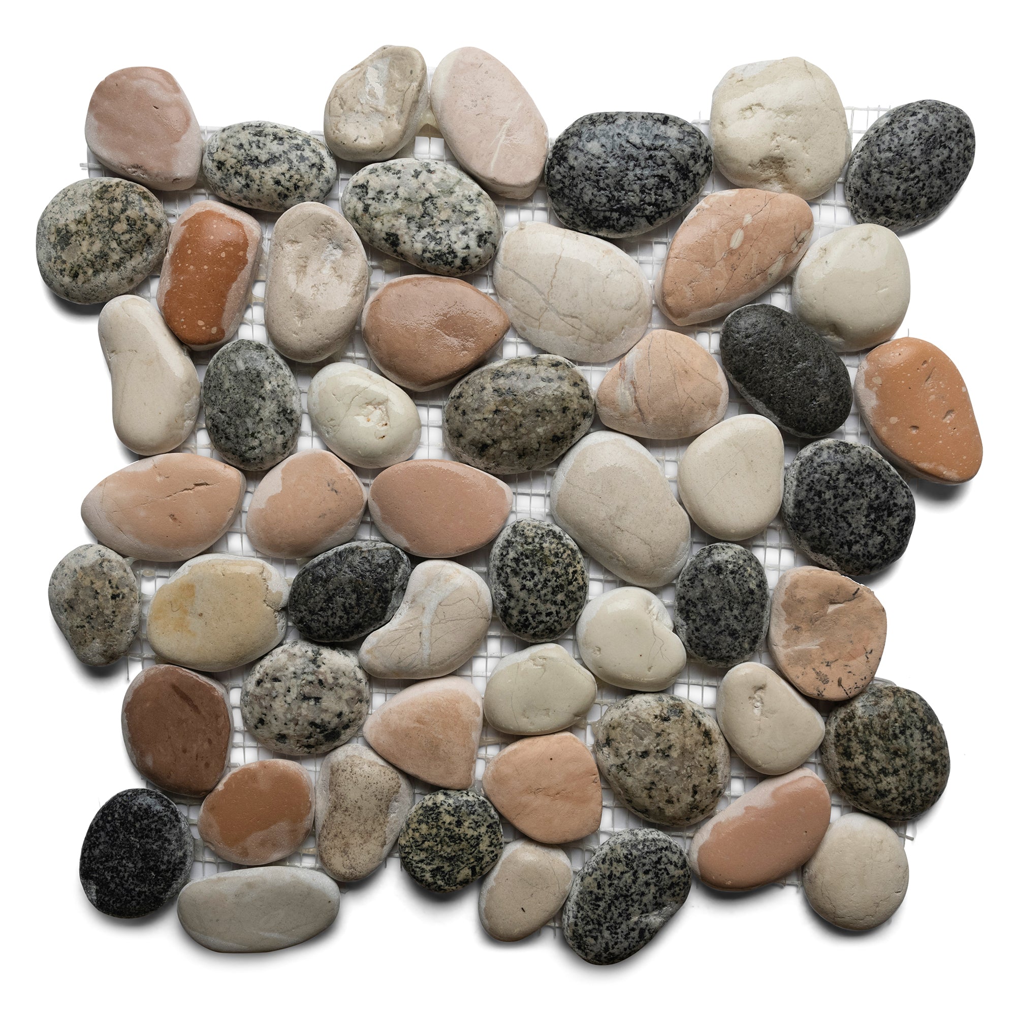 Mixed Island Pebble Mosaic: Nature’s Elegance for Your Home