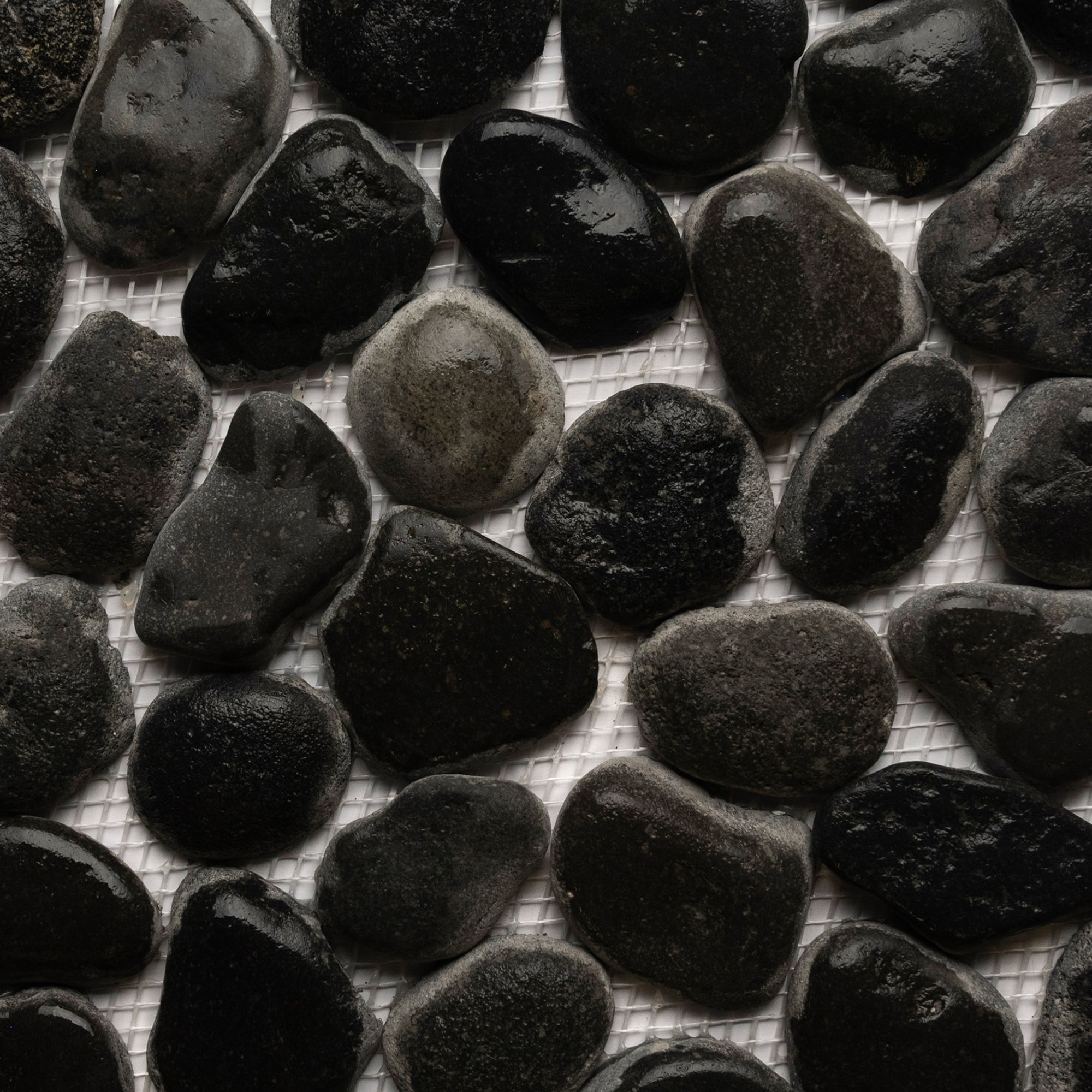 Island Grey Pebble Mosaic Tiles by Tile Hub