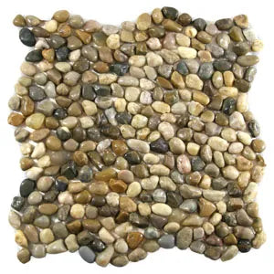 Chic Mini Polished Cobblestone Pebble Tiles for Elegant Interiors and Exteriors