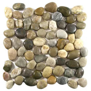 Polished Cobblestone Pebble Tile