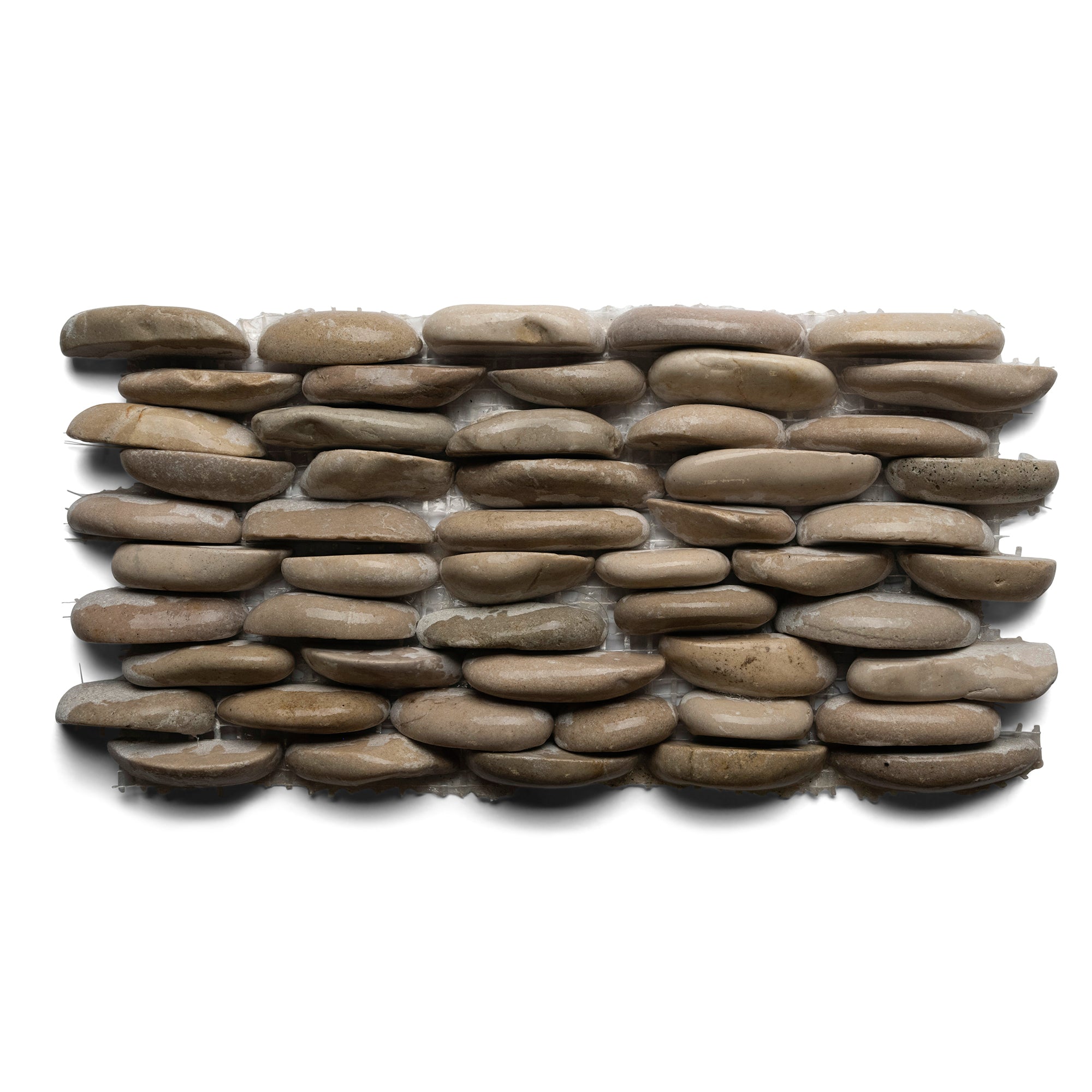 Java Tan Standing Pebble Tile