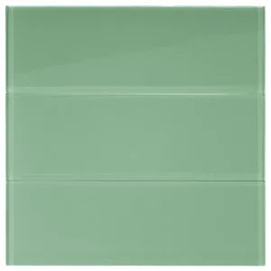 Transform Your Space with Luxe Sage Glass Subway Tiles - 4" x 12" Elegance by Tile Hub!