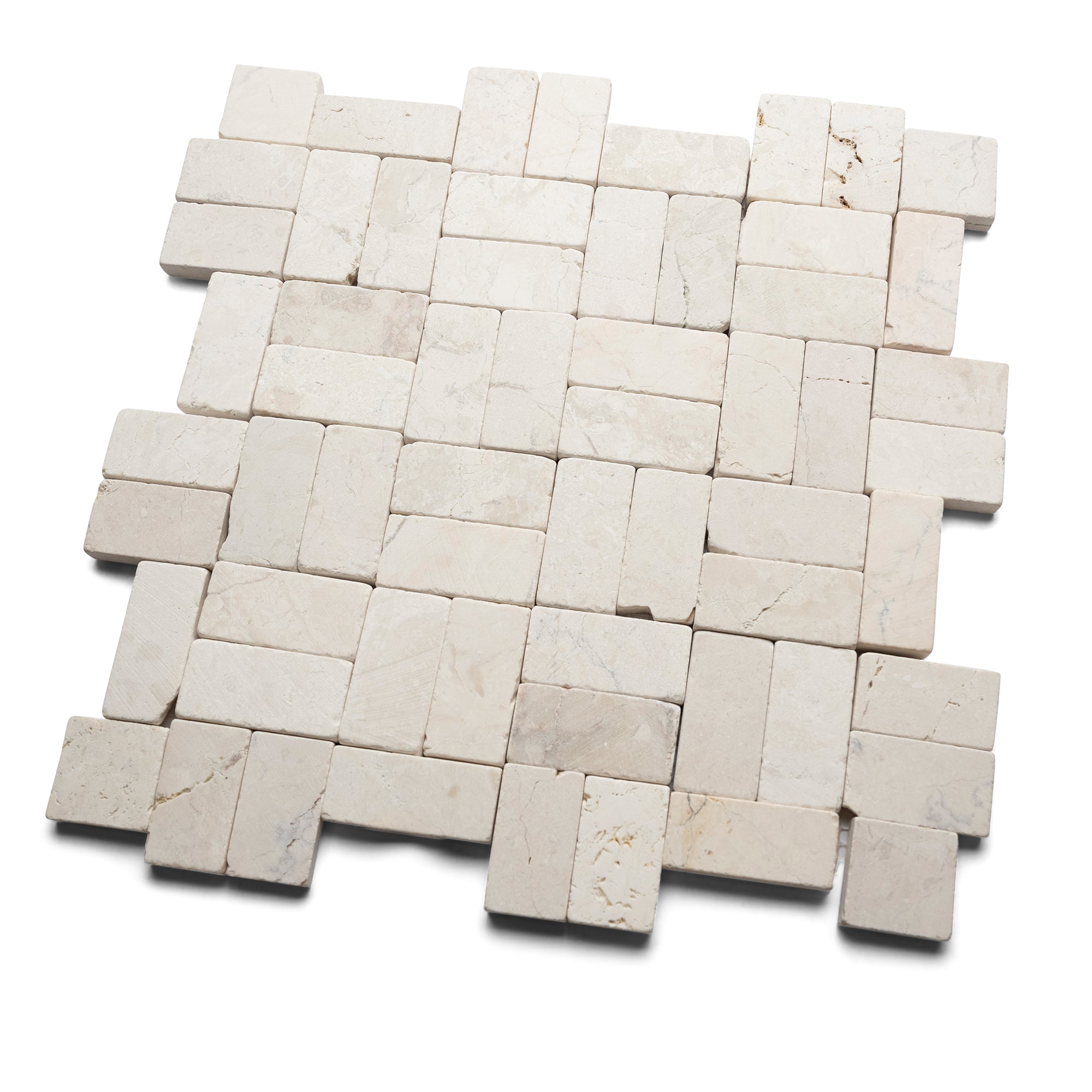 Ecru White Antique Mosaic: Elevate Your Space with Timeless Charm