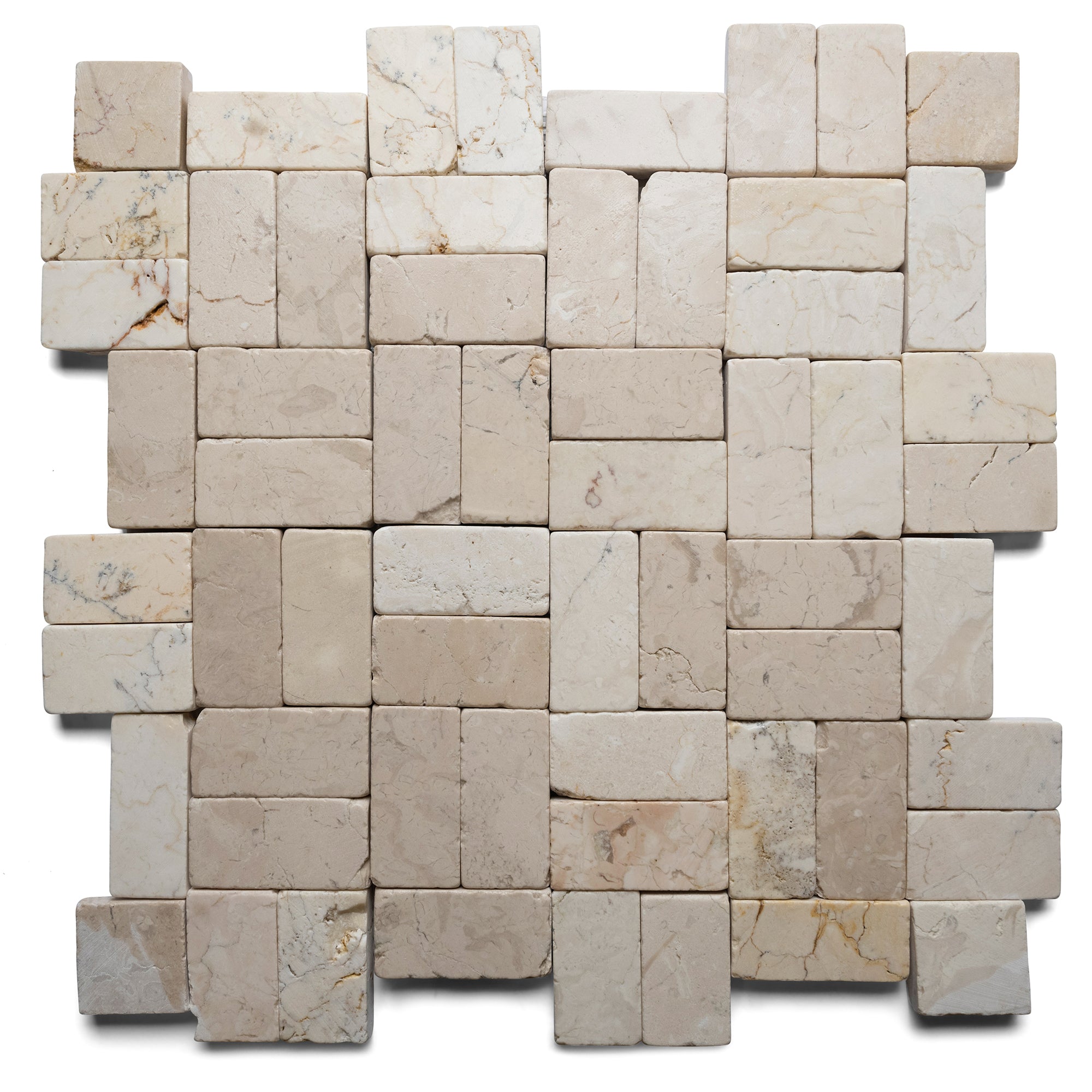 Ecru White Antique Mosaic: Elevate Your Space with Timeless Charm