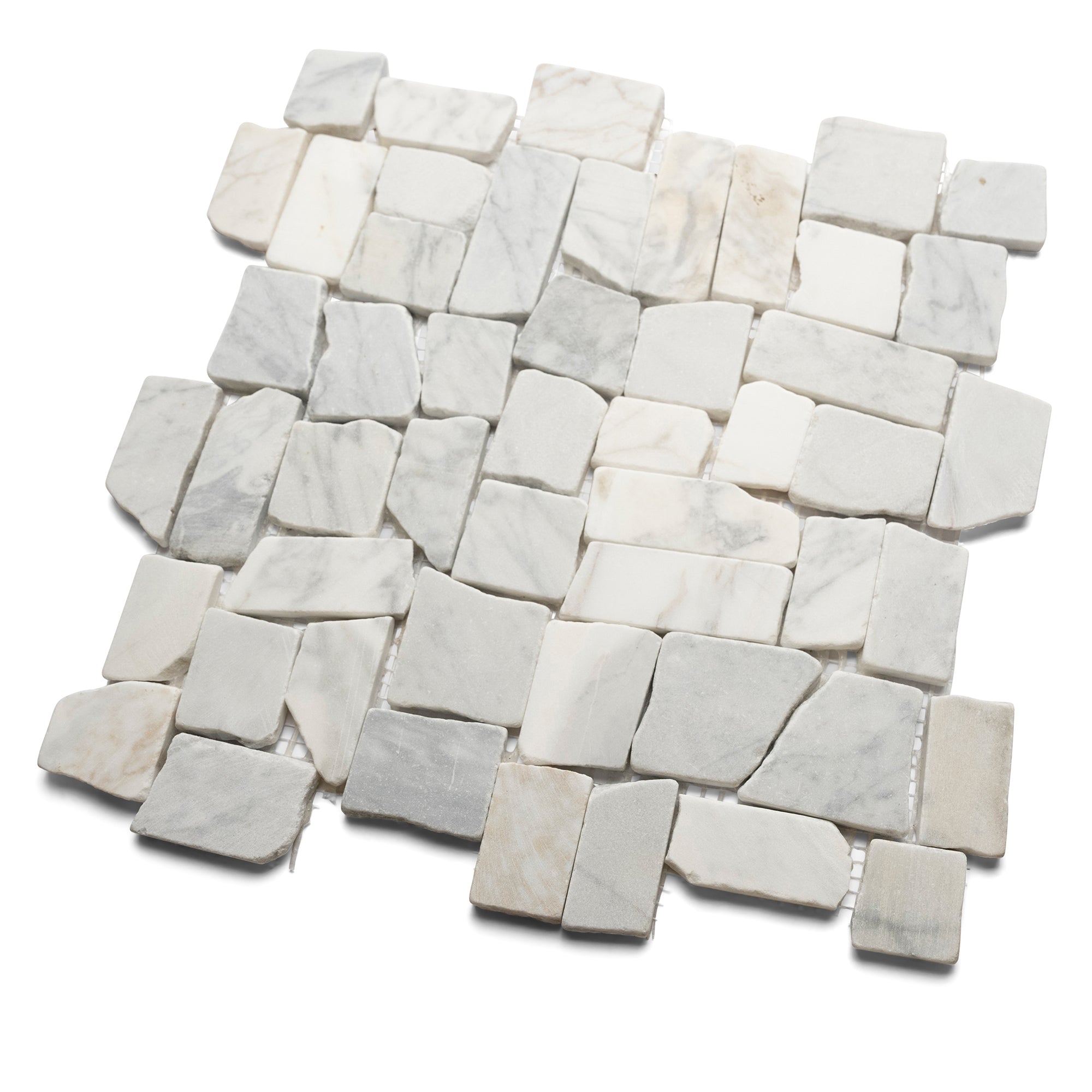 Elegant Pure White Mosaic Tiles for Timeless Spaces by Tile Hub