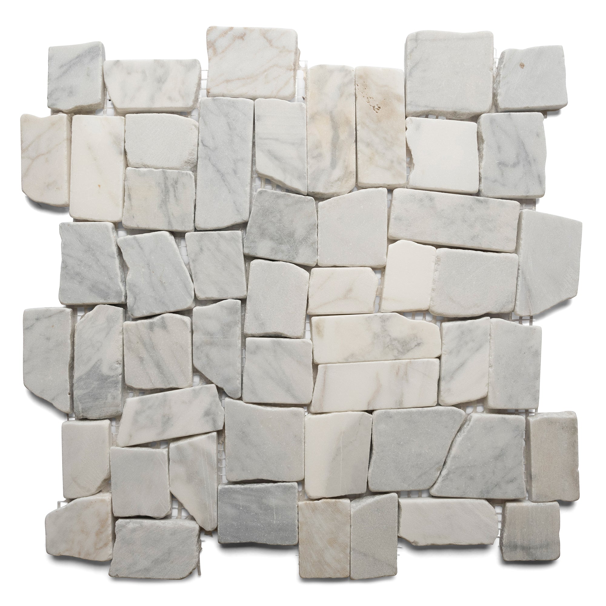 Elegant Pure White Mosaic Tiles for Timeless Spaces by Tile Hub