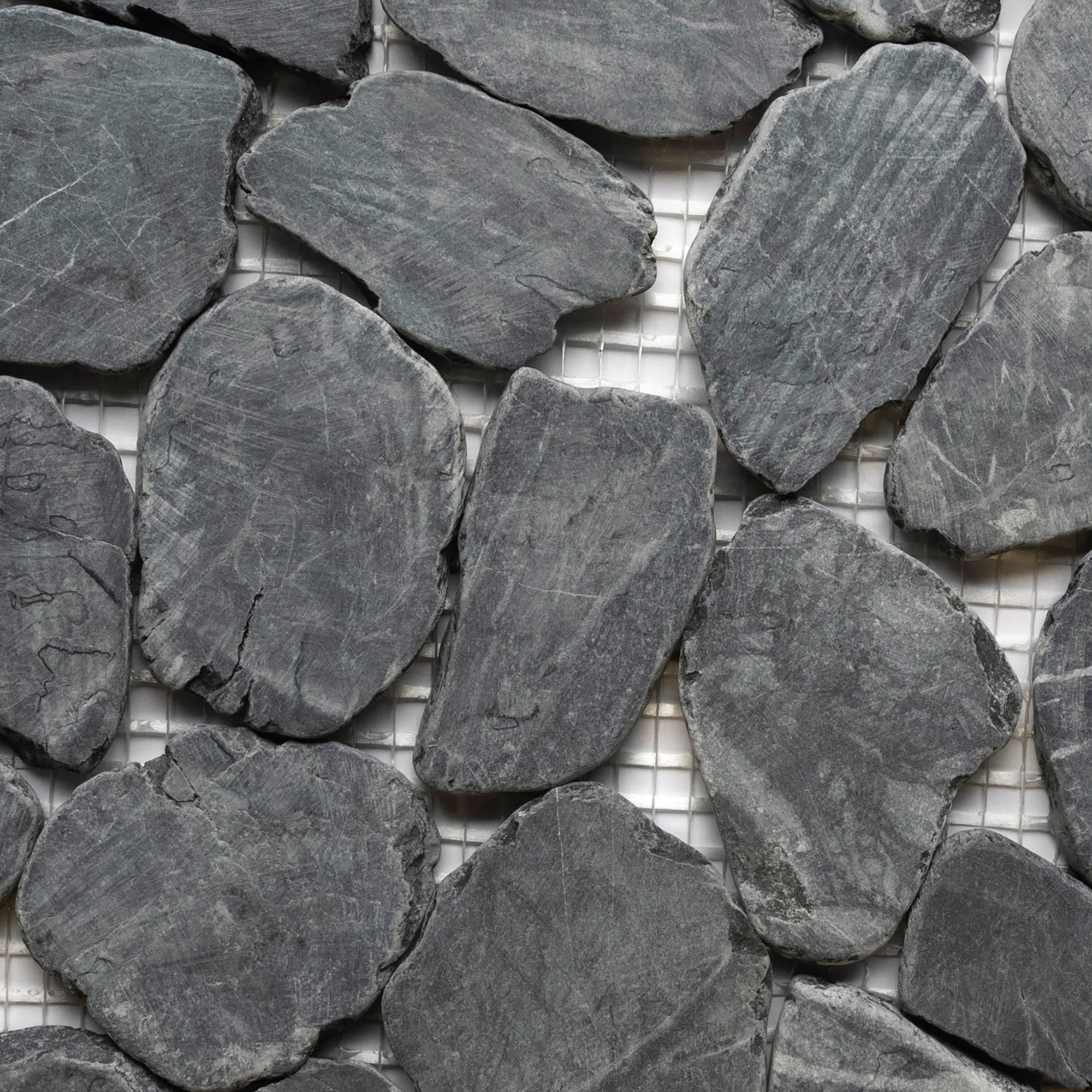 Tempest Black Pebble Elegance Tiles - Transform Your Space with Nature's Artistry!