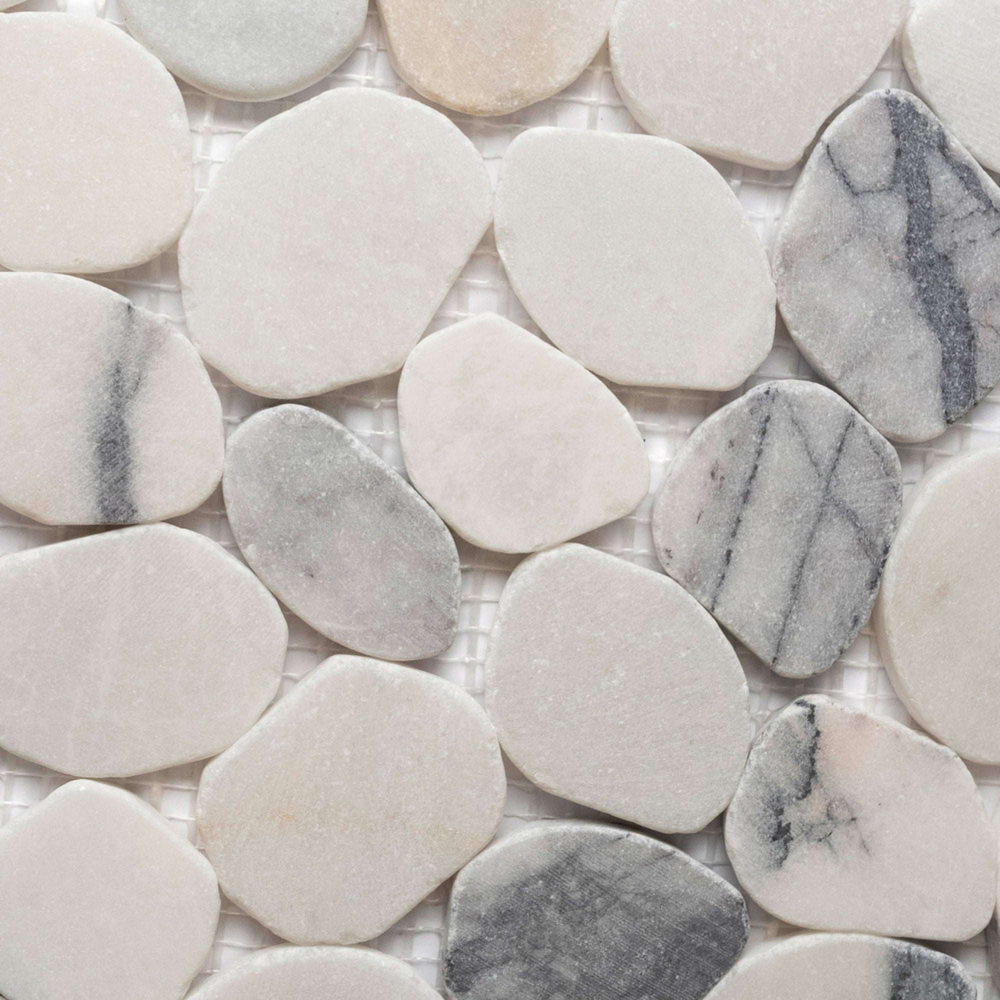 Milas Lilac Pebble Tiles by Tile Hub - Transform Your Space with Nature's Elegance!