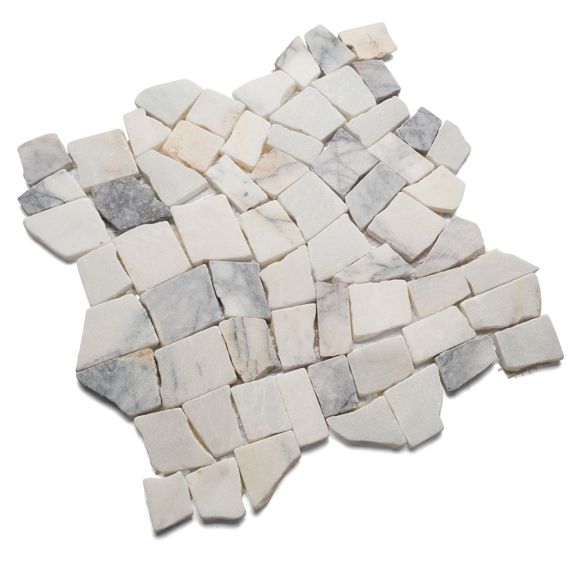 Lilac Dream: Milas Stone Mosaic Tiles by Tile Hub